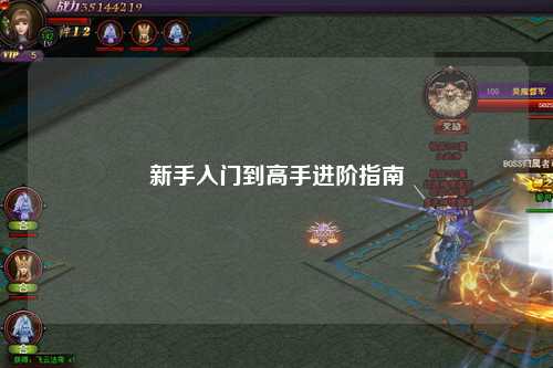 新手入门到高手进阶指南