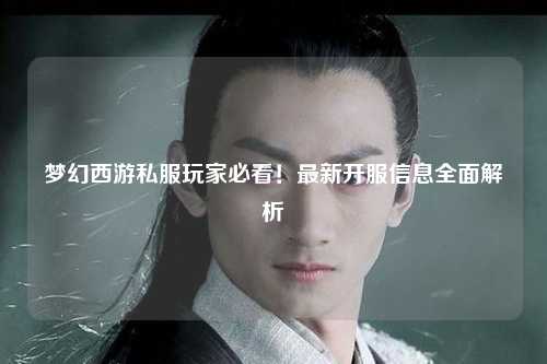 梦幻西游私服玩家必看!最新开服信息全面解析