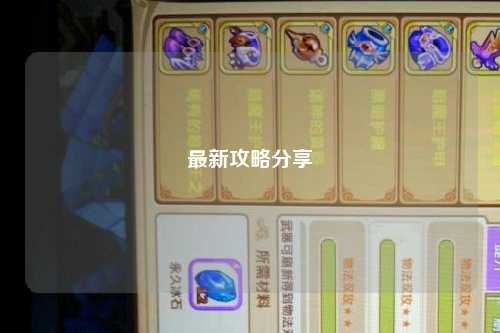 最新攻略分享
